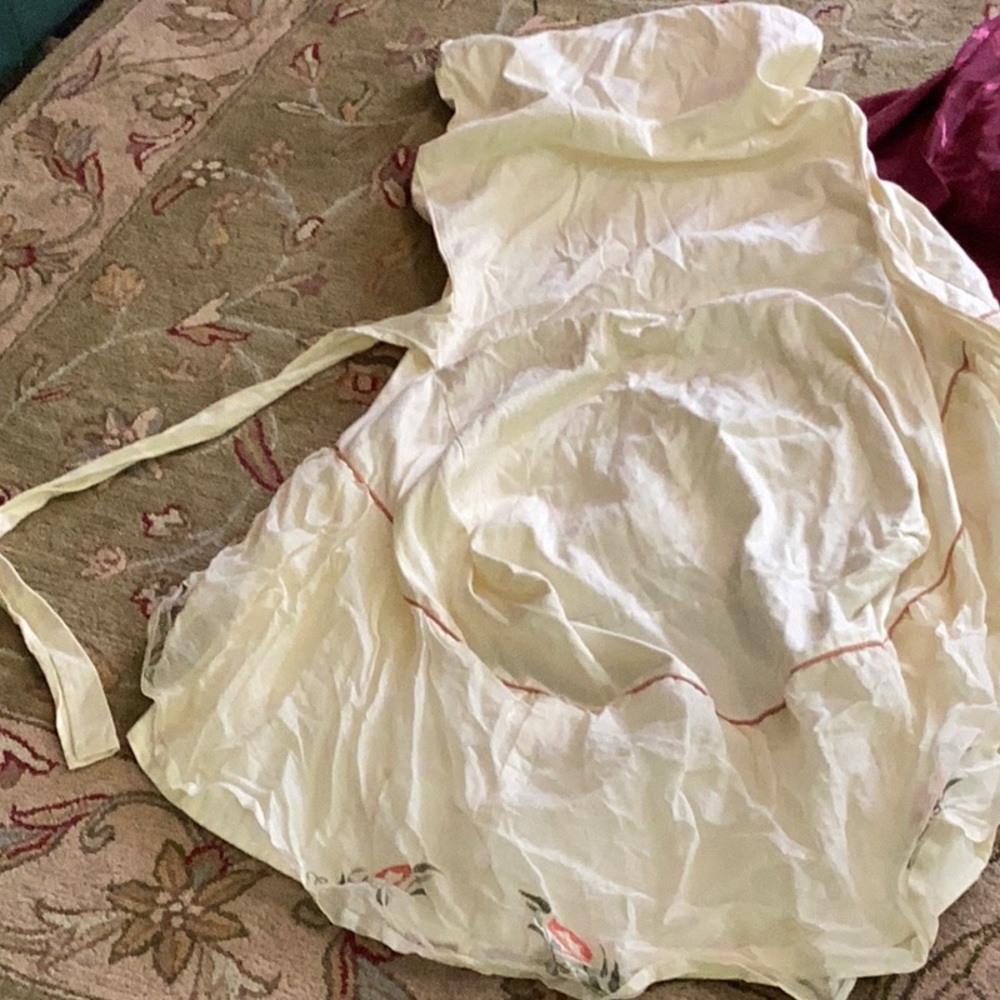 🪑 CHAIR COVER Sheer Romance EMBROIDERED FLORAL SHEER OVERLAY VNUC